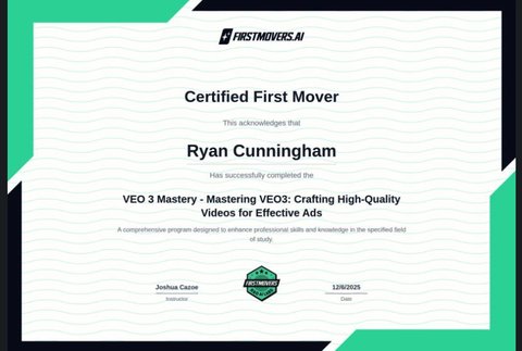 Certified First Mover: VEO 3 Mastery